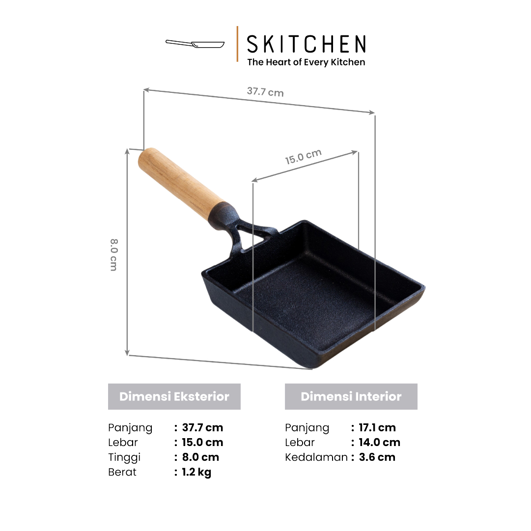 ID_PC_Ecommerce_Size_Kyoto Tamago Pan 18 cm