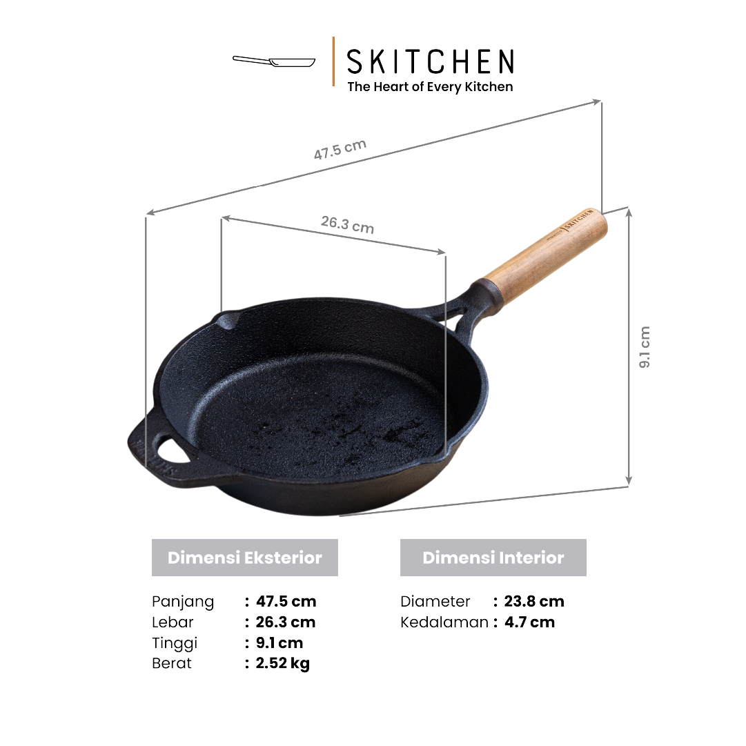 ID_PC_Ecommerce_Size_Sydney Skillet 25 cm