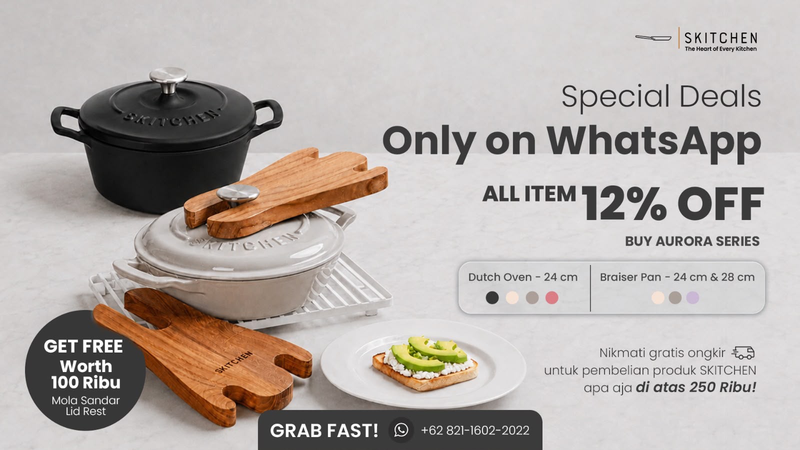 SKITCHEN WhatsApp exclusive promotion