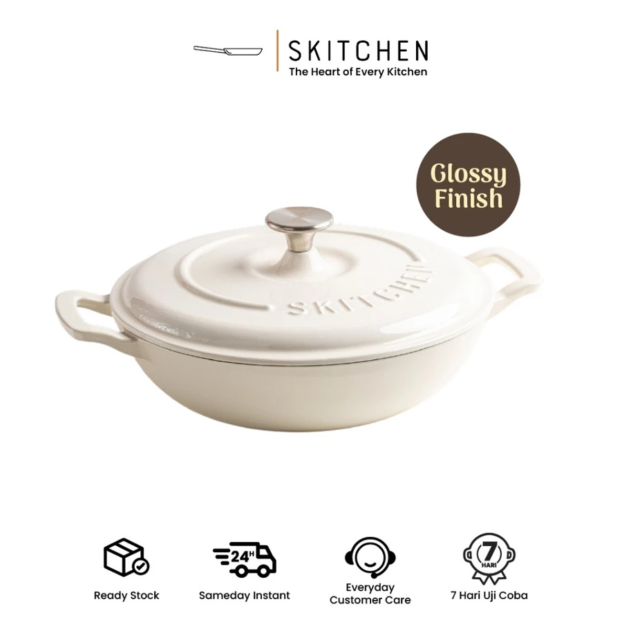 Aurora Braiser Pan (24 cm) - Buttercream