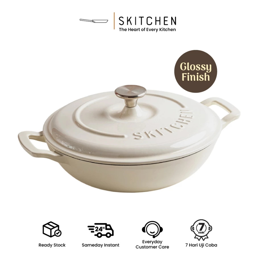 Aurora Braiser Pan (28 cm) - Buttercream