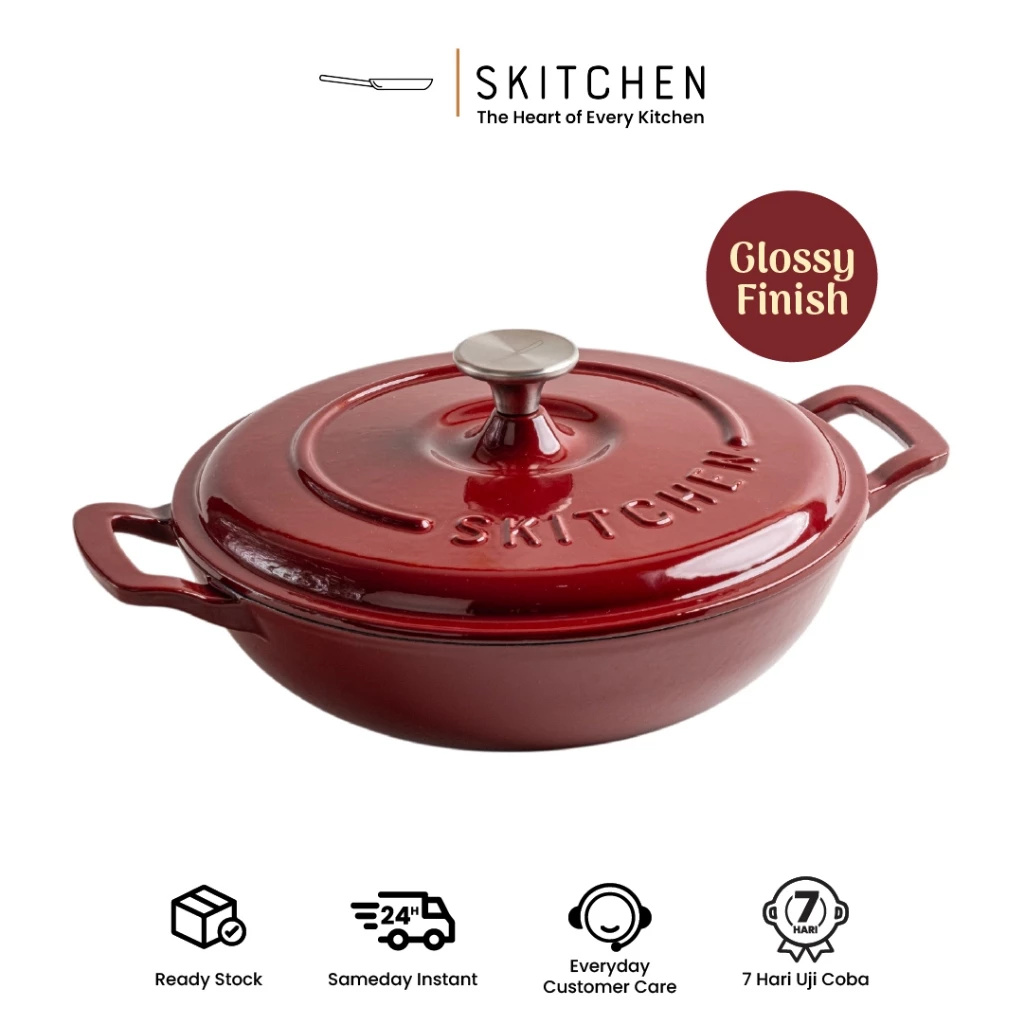 Aurora Braiser Pan (28 cm) - Merlot