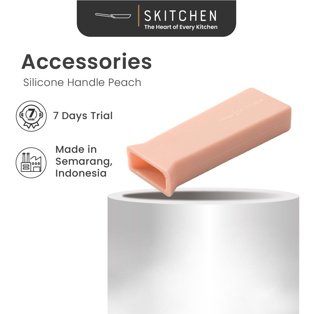 Silicone Handle Peach